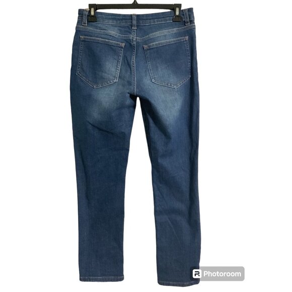 BODEN Jeans the Cavendish Girlfriend Blue size 10 - Picture 3 of 11